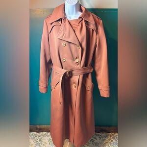 Forecaster of Boston Double-Breasted Trench Coat - Peachy Brown